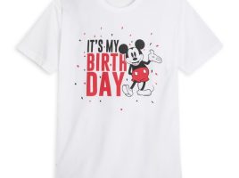Mickey Mouse ”It’s My Birthday” T-Shirt for Adults – Purchase Online Now
