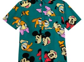 Mickey Mouse and Friends Woven Shirt for Adults – Buy Online Now