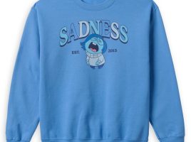 Sadness Pullover Sweatshirt for Adults – Inside Out 2 is available online for purchase