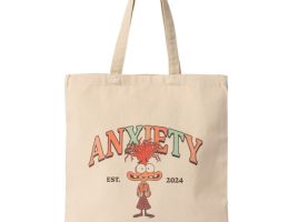 Anxiety Canvas Tote – Inside Out 2 now out for purchase