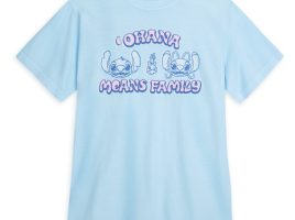 Stitch Scrump and Angel T-Shirt for Adults – Lilo & Stitch – Light Blue – Get It Here