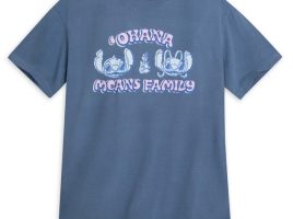 Stitch Scrump and Angel T-Shirt for Adults – Lilo & Stitch – Light Navy now available for purchase