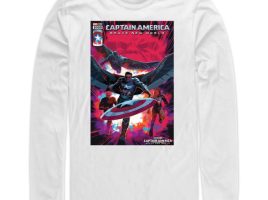 Captain America ”New Team” Long Sleeve T-Shirt for Adults – Captain America Brave New World can now be purchased online
