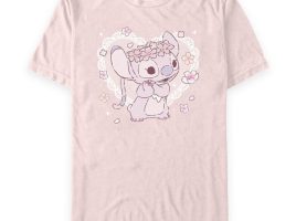 Angel Cherry Blossom T-Shirt for Adults – Lilo & Stitch – Get It Here