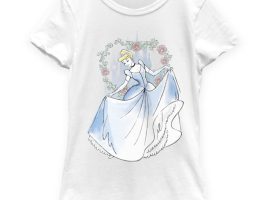 Cinderella T-Shirt for Girls – White – Get It Here