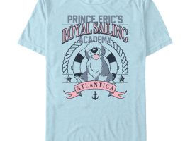 The Little Mermaid ”Prince Eric’s Royal Sailing Academy” T-Shirt for Adults now out for purchase