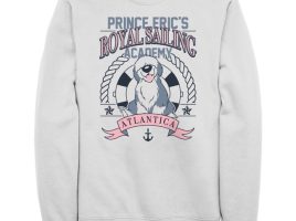 The Little Mermaid ” Prince Eric’s Royal Sailing Academy” Pullover Sweatshirt for Adults was released today