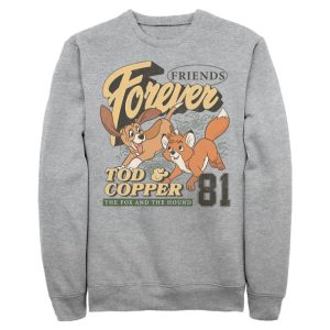 Tod and Copper Pullover Sweatshirt for Adults - The Fox and the Hound