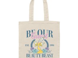 Lumiere ”Be Our Guest” Tote Bag – Beauty and the Beast here now