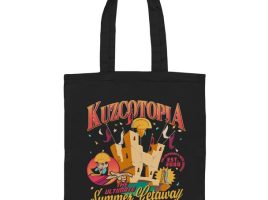 The Emperor’s New Groove ”Kuzcotopia” Tote Bag is now available