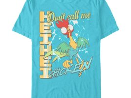 Heihei ”Don’t Call Me Chicken” T-Shirt for Adults – Moana is available online for purchase