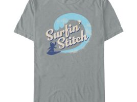 Stitch ”Surfin’ Stitch” T-Shirt for Adults – Lilo & Stitch Live Action Film is now out