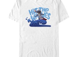 Stitch ”Hit the Waves” T-Shirt for Adults – Lilo & Stitch Live Action Film – Purchase Online Now