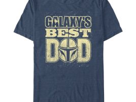 The Mandalorian ”Galaxy’s Best Dad” T-Shirt for Men here now