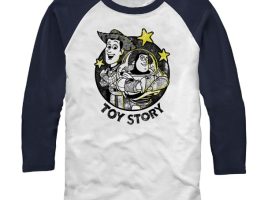 Woody and Buzz Lightyear Raglan Long Sleeve T-Shirt for Adults – Toy Story is here now