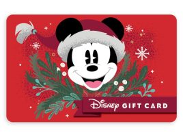 Holiday Mickey Mouse Disney Gift Card eGift – Buy Online Now