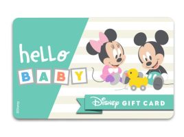 Mickey and Minnie Mouse Hello Baby Disney Gift Card eGift available online for purchase