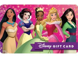 Disney Princess Disney Gift Card eGift – Pocahontas Snow White Tiana Aurora and Mulan available online Disney Princess Disney Gift Card eGift – Pocahontas Snow White Tiana Aurora and Mulan available online