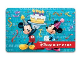 Birthday Wishes Disney Gift Card – Purchase Online Now