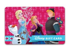 Frozen Love Disney Gift Card here now
