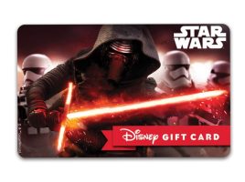 Kylo Ren Disney Gift Card – Star Wars is now available online