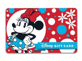 Minnie Mouse Disney Gift Card now available online