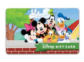 Mickey Mouse and Friends Snapshot Disney Gift Card is available online