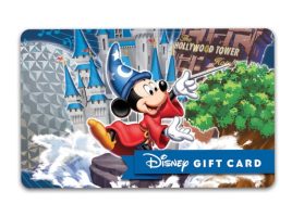 Sorcerer Mickey Mouse Walt Disney World Parks Disney Gift Card is available online