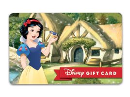 Snow White Disney Gift Card available online