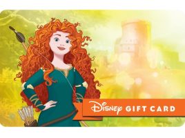 Merida Disney Gift Card – Brave now out for purchase