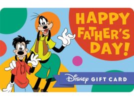 Goofy & Max Happy Father’s Day Disney Gift Card is now out