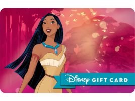 Pocahontas Disney Gift Card is now available for purchase