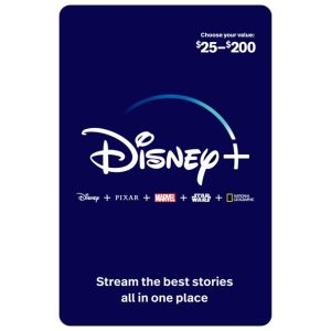 Disney+ Gift Card (Streaming Service Only)