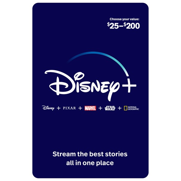Disney+ Gift Card (Streaming Service Only) now available – Dis ...