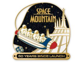 D23-Exclusive Space Mountain 50th Anniversary Pin – Limited Edition – Get It Here