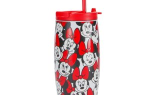 Minnie Mouse 20 oz. Stainless Steel Tumbler with Straw now out for purchase