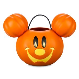 Mickey Mouse Halloween Pumpkin Light-Up Treat Bucket
