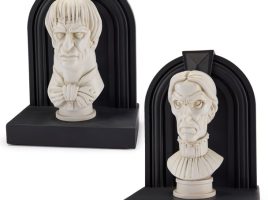 The Haunted Mansion Watchful Busts Bookends now available online