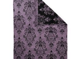 The Haunted Mansion Wallpaper Throw Blanket is now available for purchase