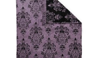 The Haunted Mansion Wallpaper Throw Blanket is now available for purchase