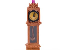 The Haunted Mansion Clock Glow-in-the-Dark Sketchbook Ornament is now available