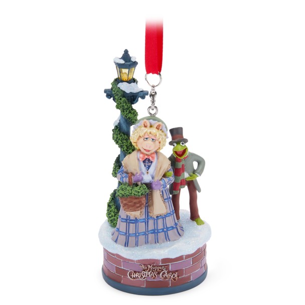 Kermit and Miss Piggy Light-Up Living Magic Sketchbook Ornament