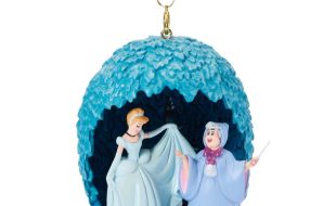 Cinderella and Fairy Godmother Sketchbook Ornament is now available online