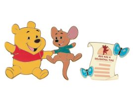 Winnie the Pooh and Roo Pin Set – Hundred Acre Wood Series – 2-Pc. – July here now Winnie the Pooh and Roo Pin Set – Hundred Acre Wood Series – 2-Pc. – July here now