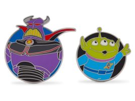 Zurg and Toy Story Alien Pin Set now out for purchase