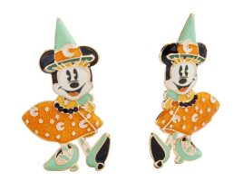 Minnie Mouse Witch Halloween Earrings by BaubleBar now available for purchase