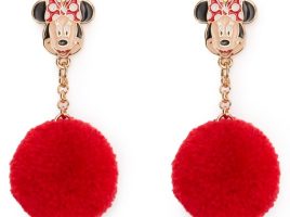 Minnie Mouse Pom Pom Earrings – Purchase Online Now