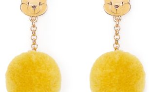 Winnie the Pooh Pom Pom Earrings available online for purchase