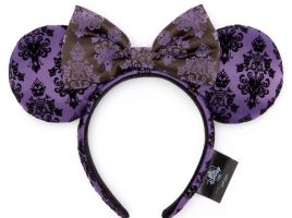 The Haunted Mansion Wallpaper Ear Headband for Adults is now out for purchase