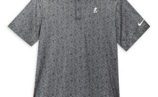 Mickey Mouse Tour Polo Shirt by Nike for Men – Gray POA Print now out for purchase